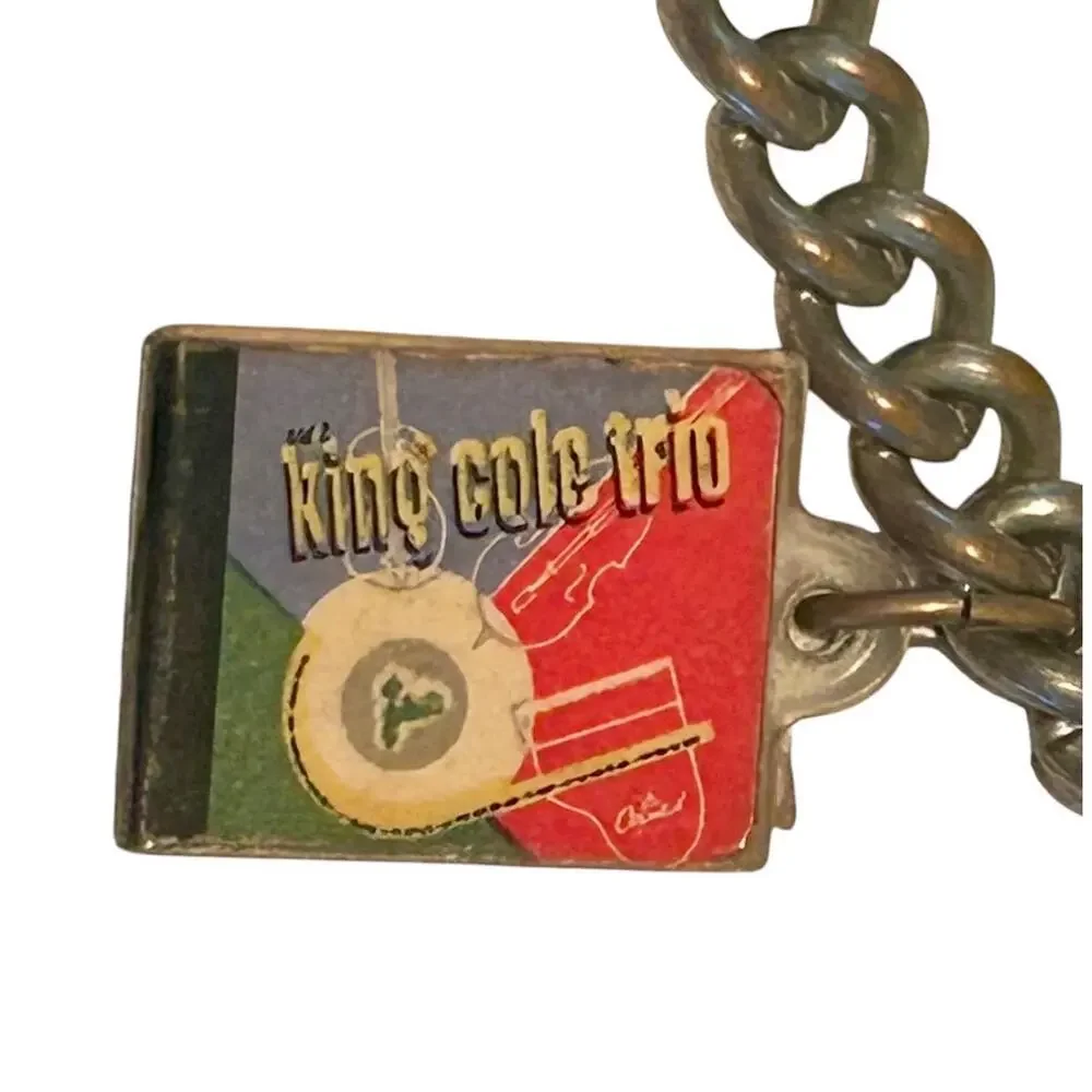 Vintage Capitol Records Miniature Album Cover Charm Bracelet | 1940s